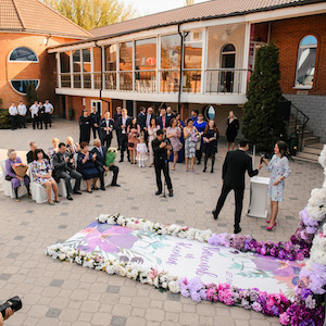 Выездная регистрация в ресторане Интеграл